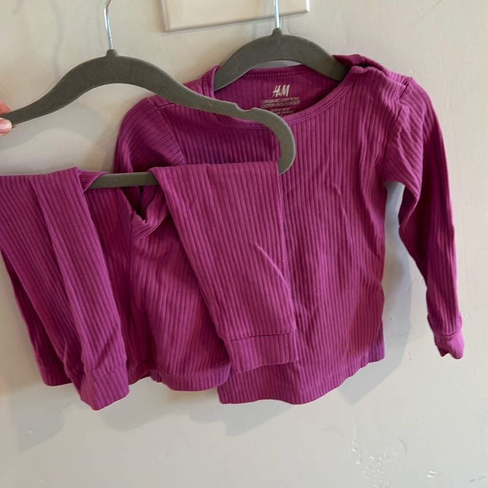 H&M Purple Long Sleeve Set